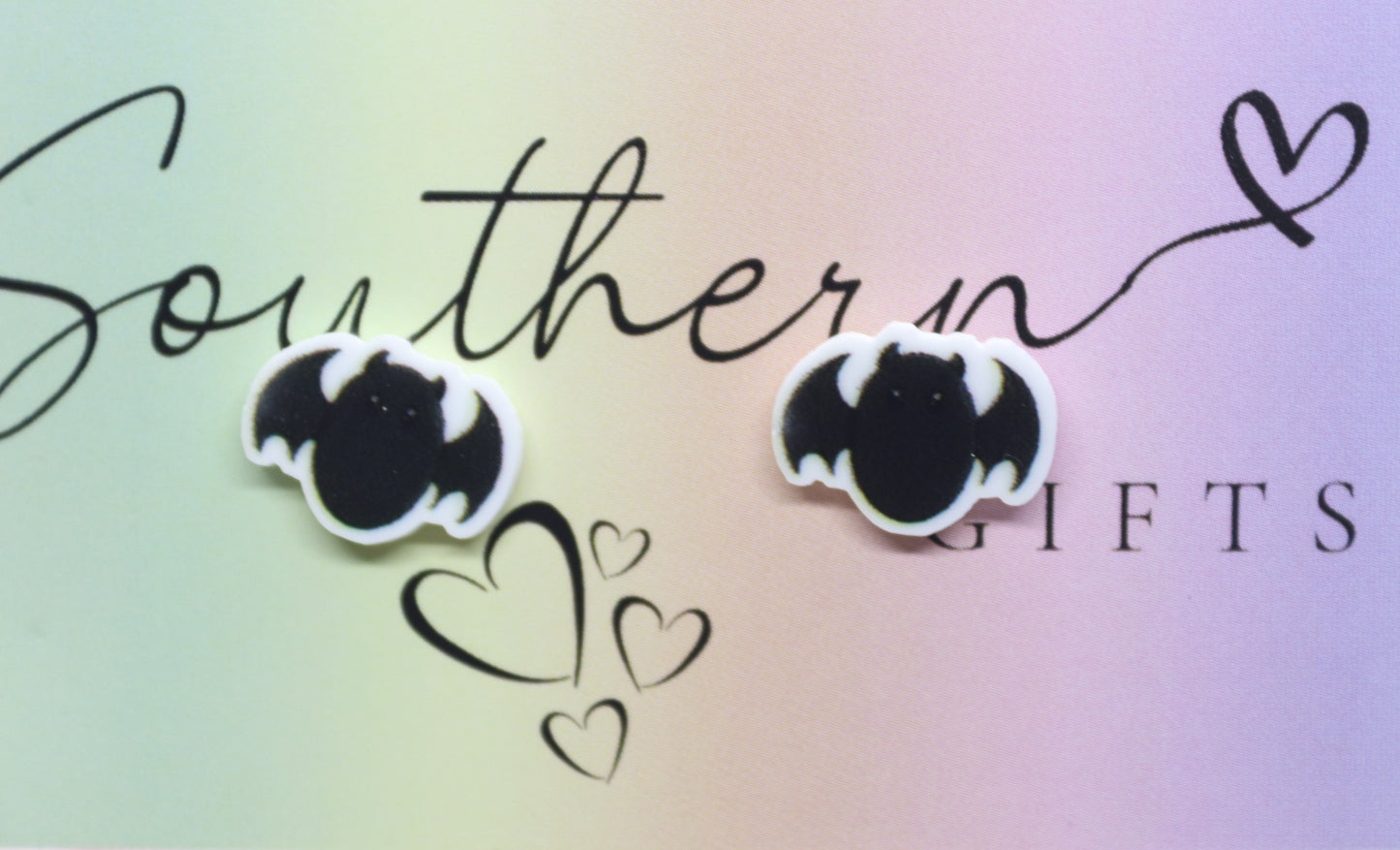 Bat Stud Earrings