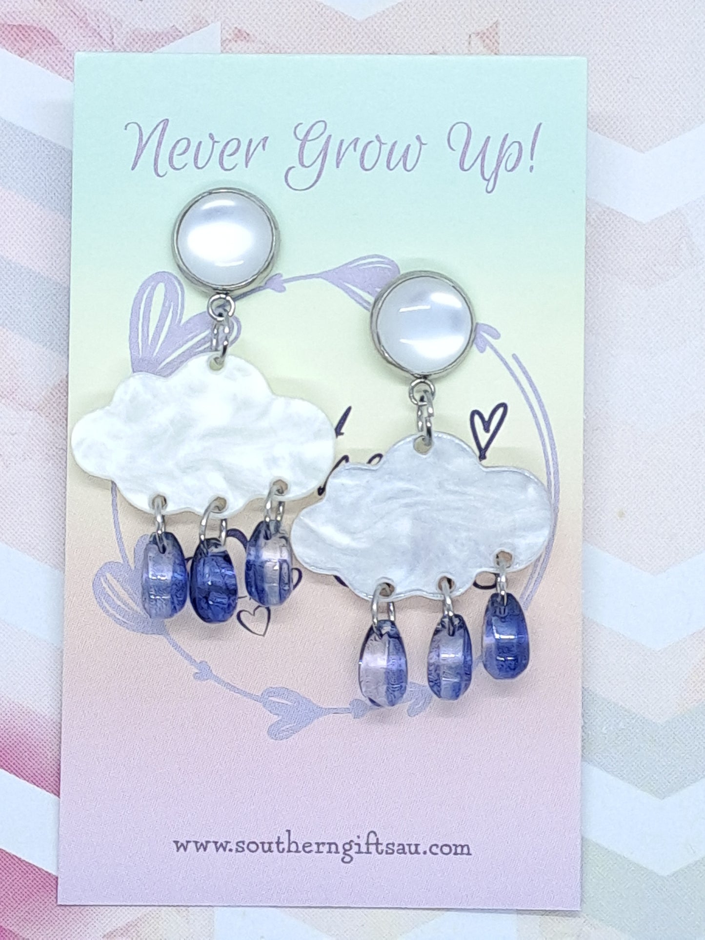 Standard Raincloud Statement Earrings