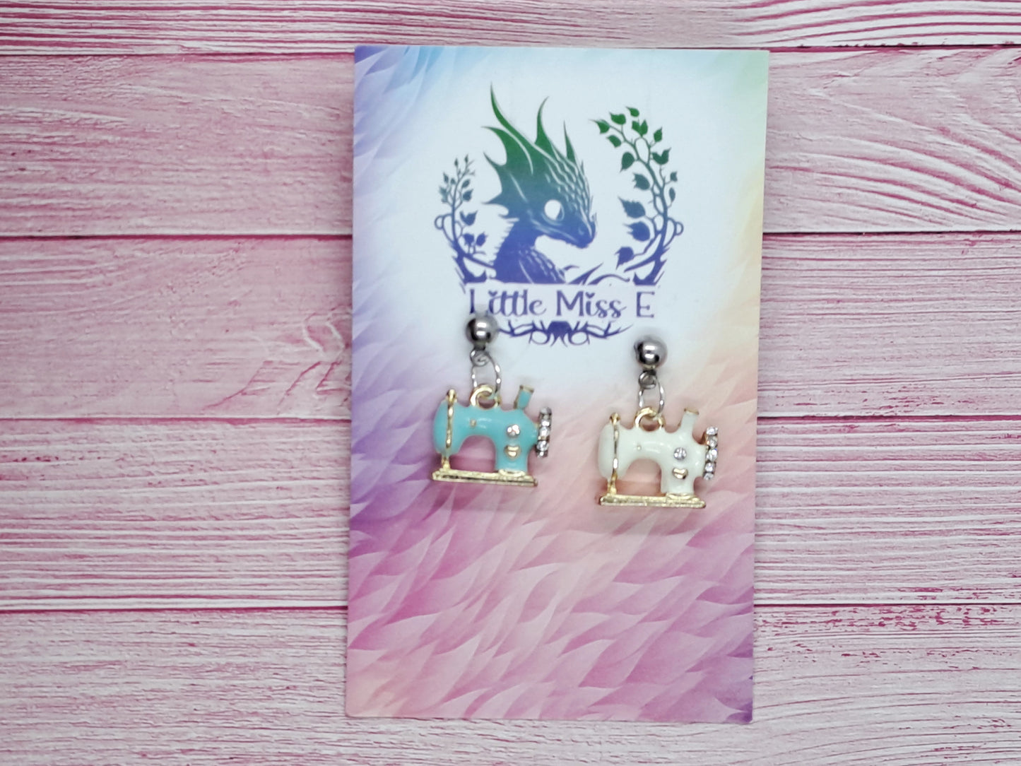 Sewing Machine Stud Earrings