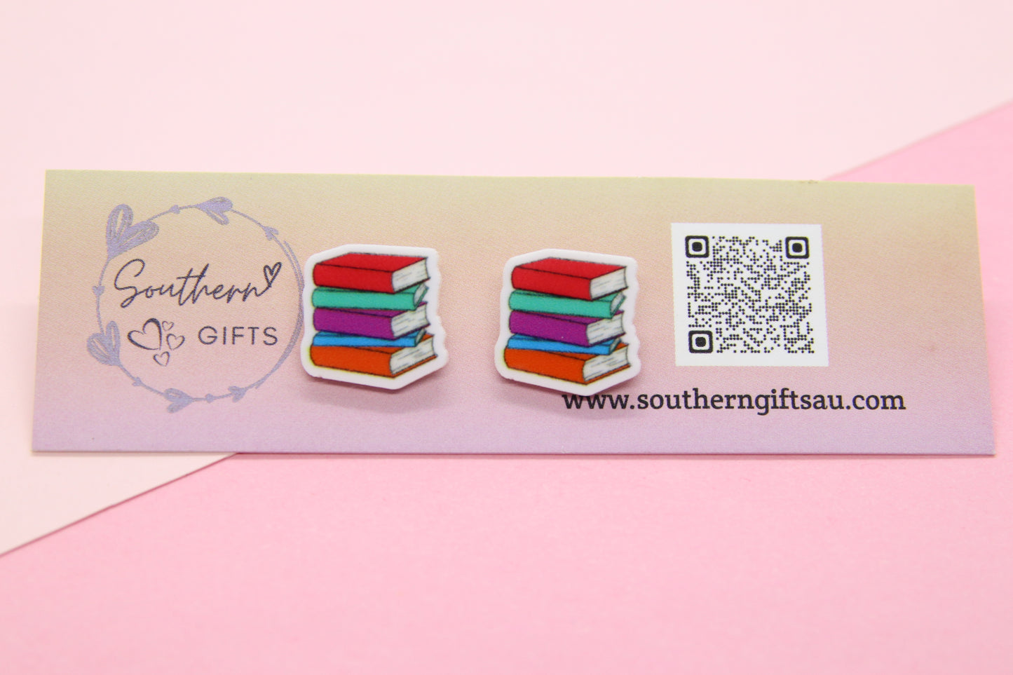 ACOTAR Book Stack Stud Earrings