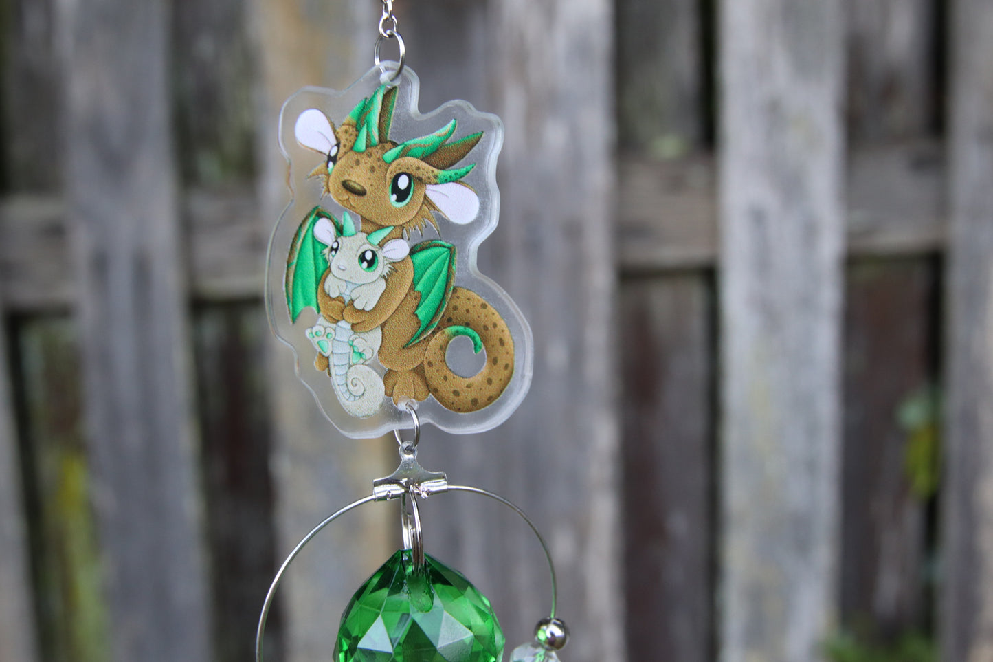 Mint Choc Chip Floof Suncatcher