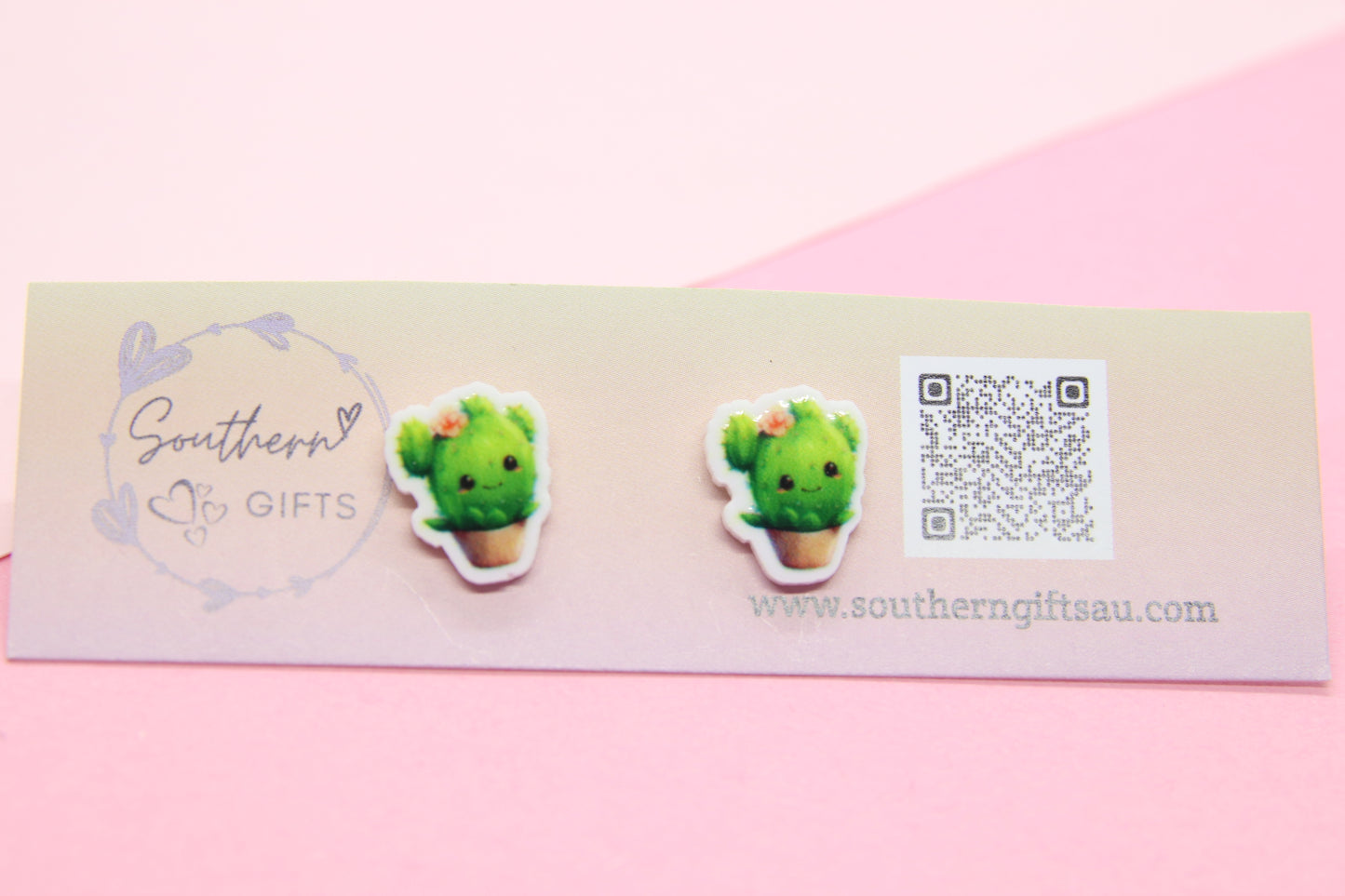 Cacti Stud Earrings