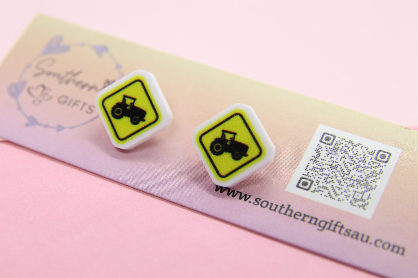 Tractor Stud Earrings