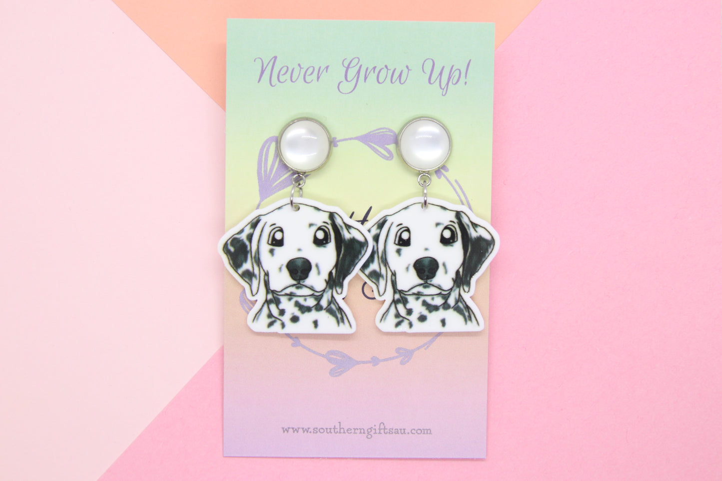 Petite Dalmation Earrings