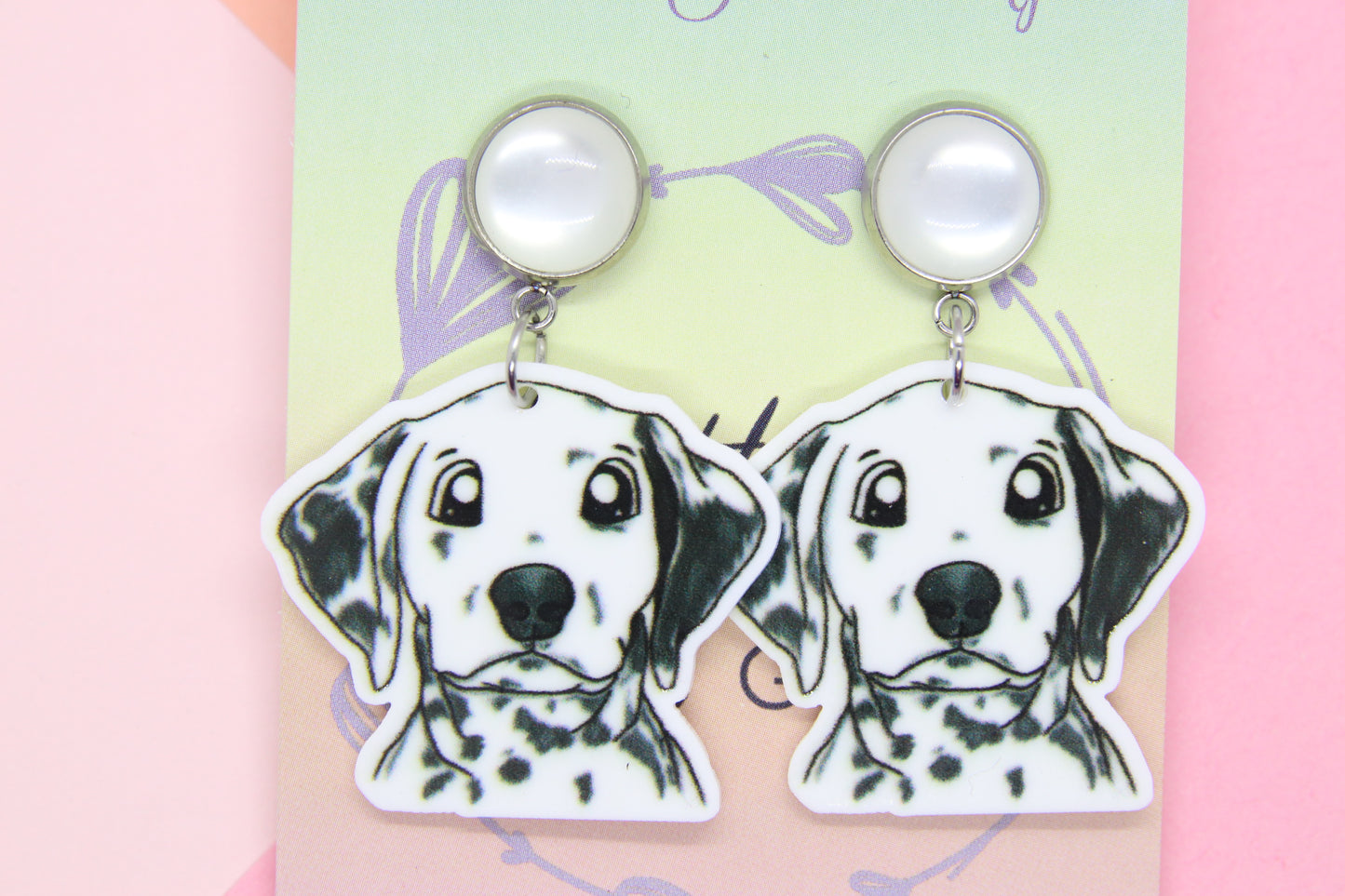 Petite Dalmation Earrings