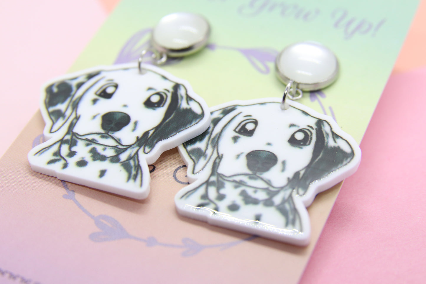 Petite Dalmation Earrings
