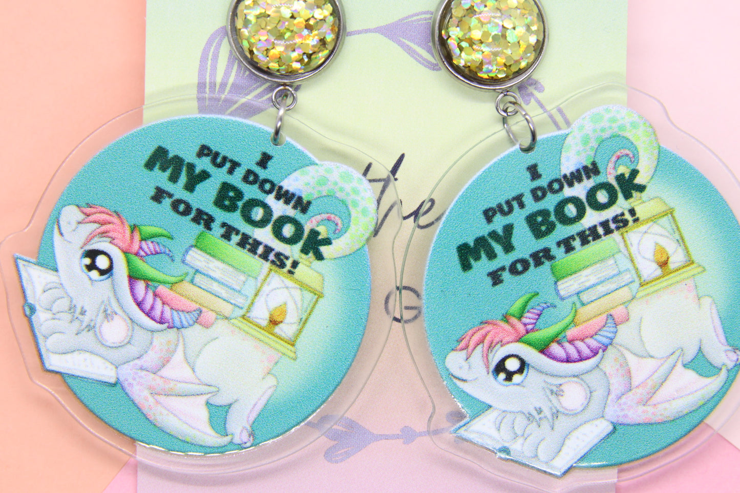I Put Down My Book For This Earrings
