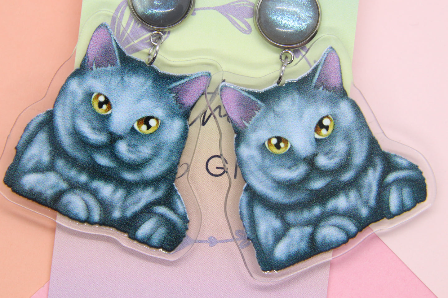 Persian Cat Earrings