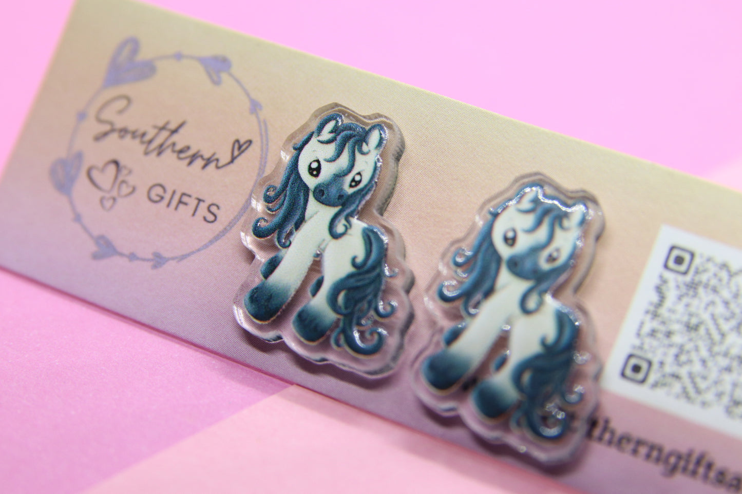 20mm Horse Stud Earrings