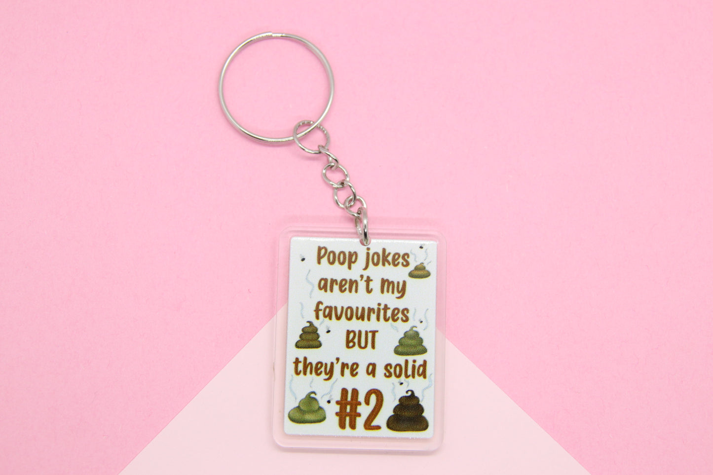 Poop Joke Keyring
