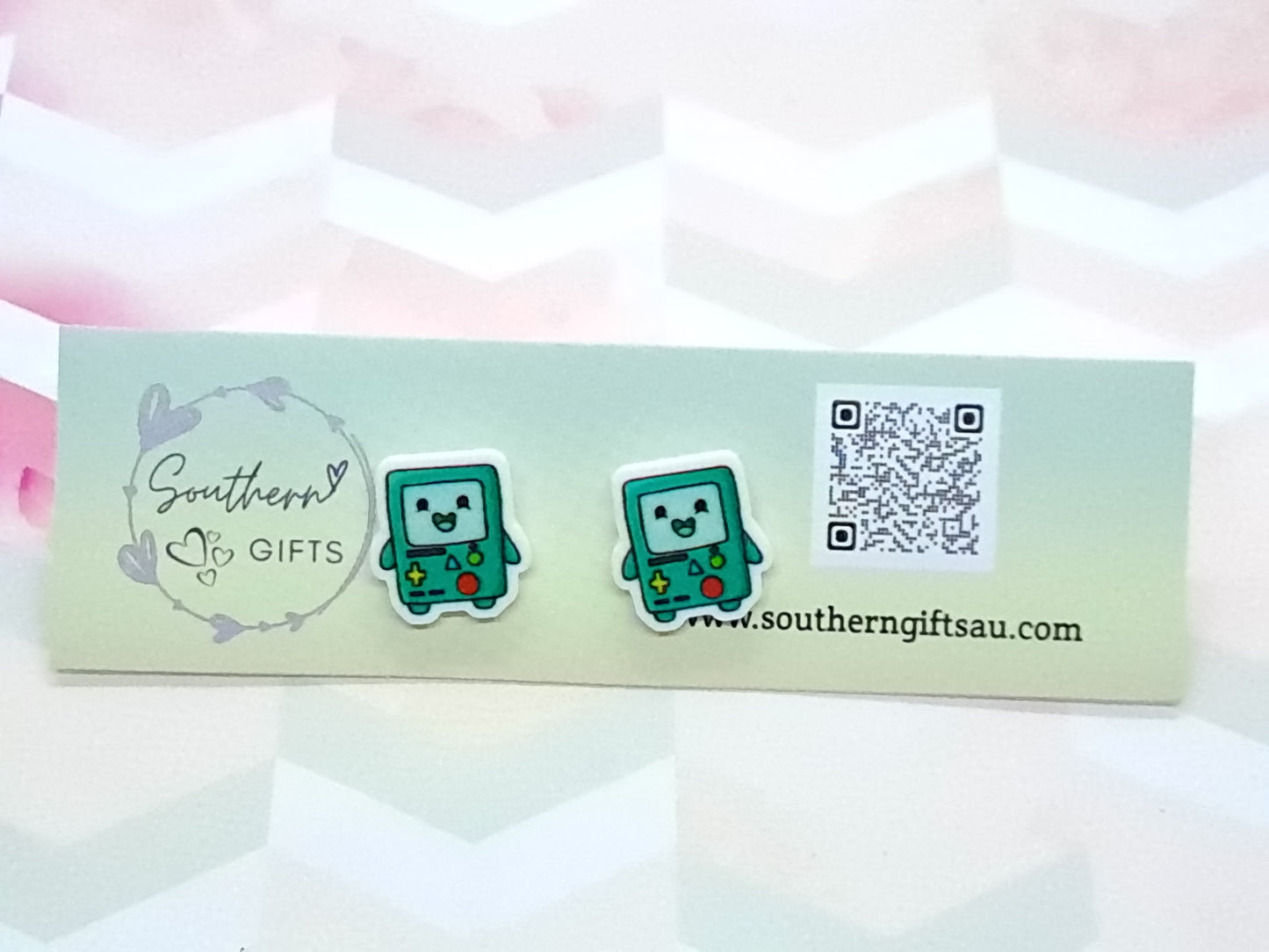 Adventure Time Bemo Inspired Stud Earrings