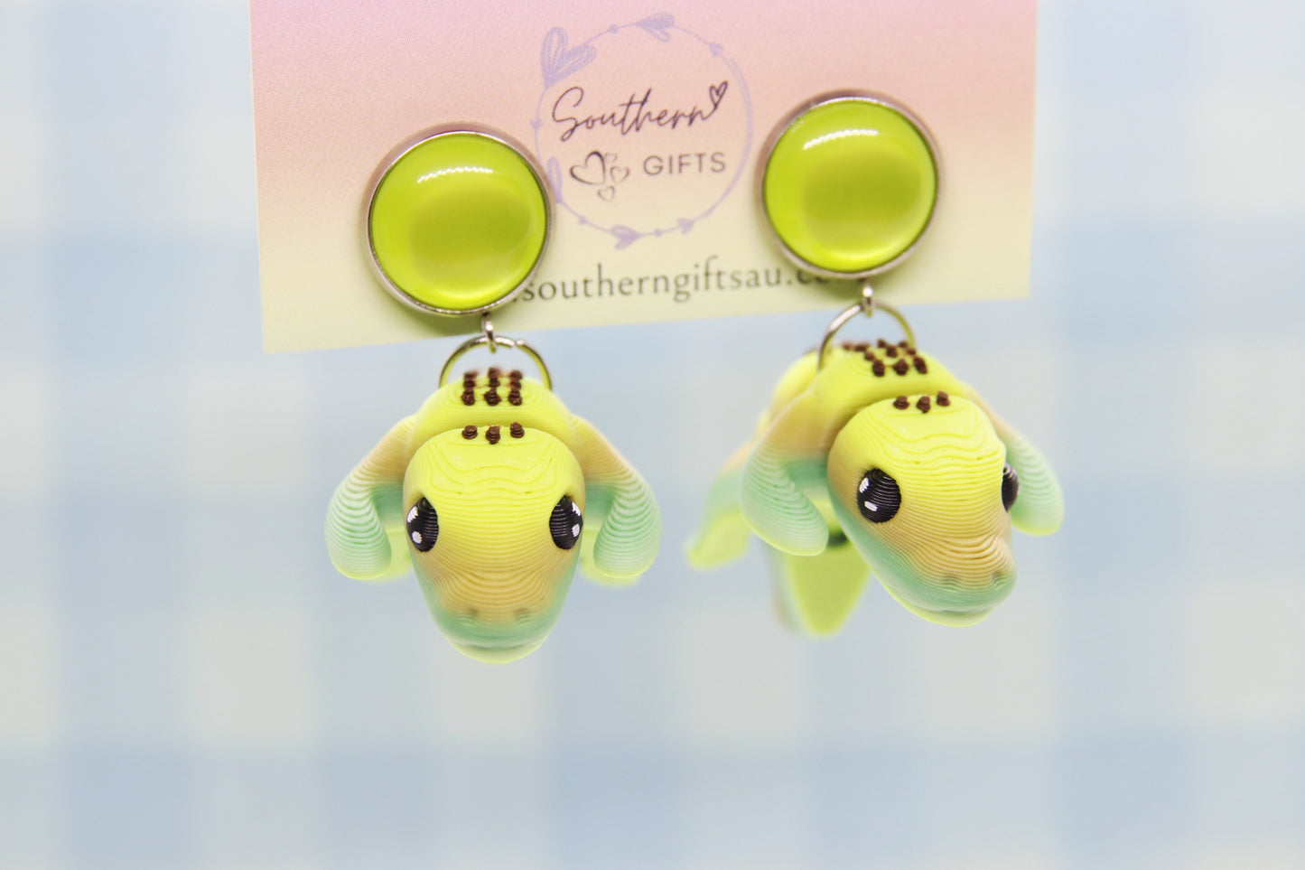 3D Crocodile Earrings