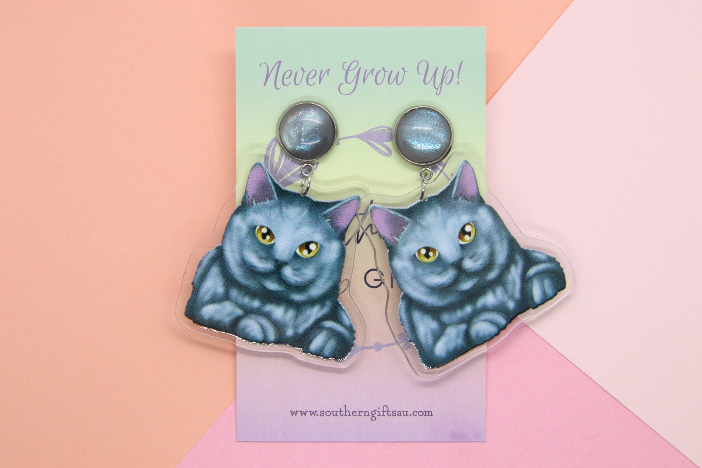Persian Cat Earrings