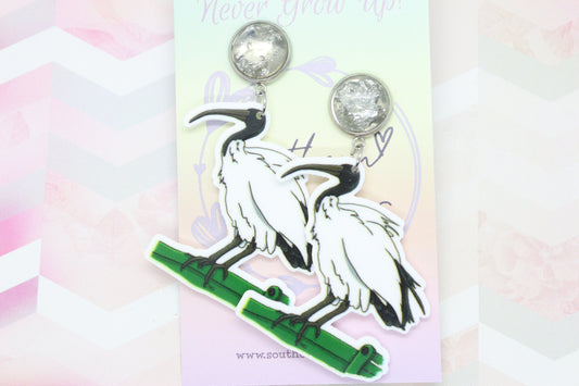 Standard Bin Chicken Statement Earrings