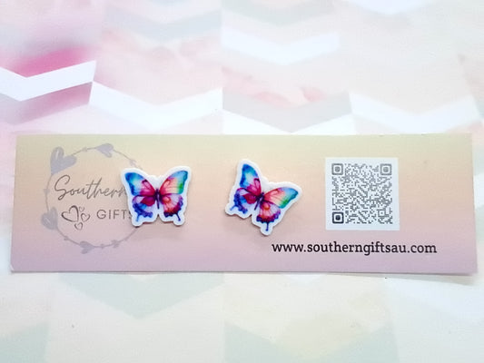 Butterfly Stud Earrings