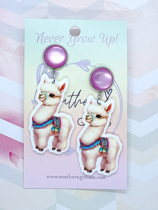 Llama Standard Statement Earrings