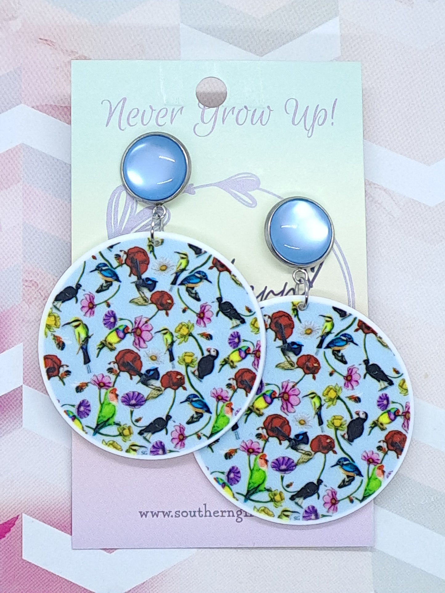 Birds Standard Statement Earrings