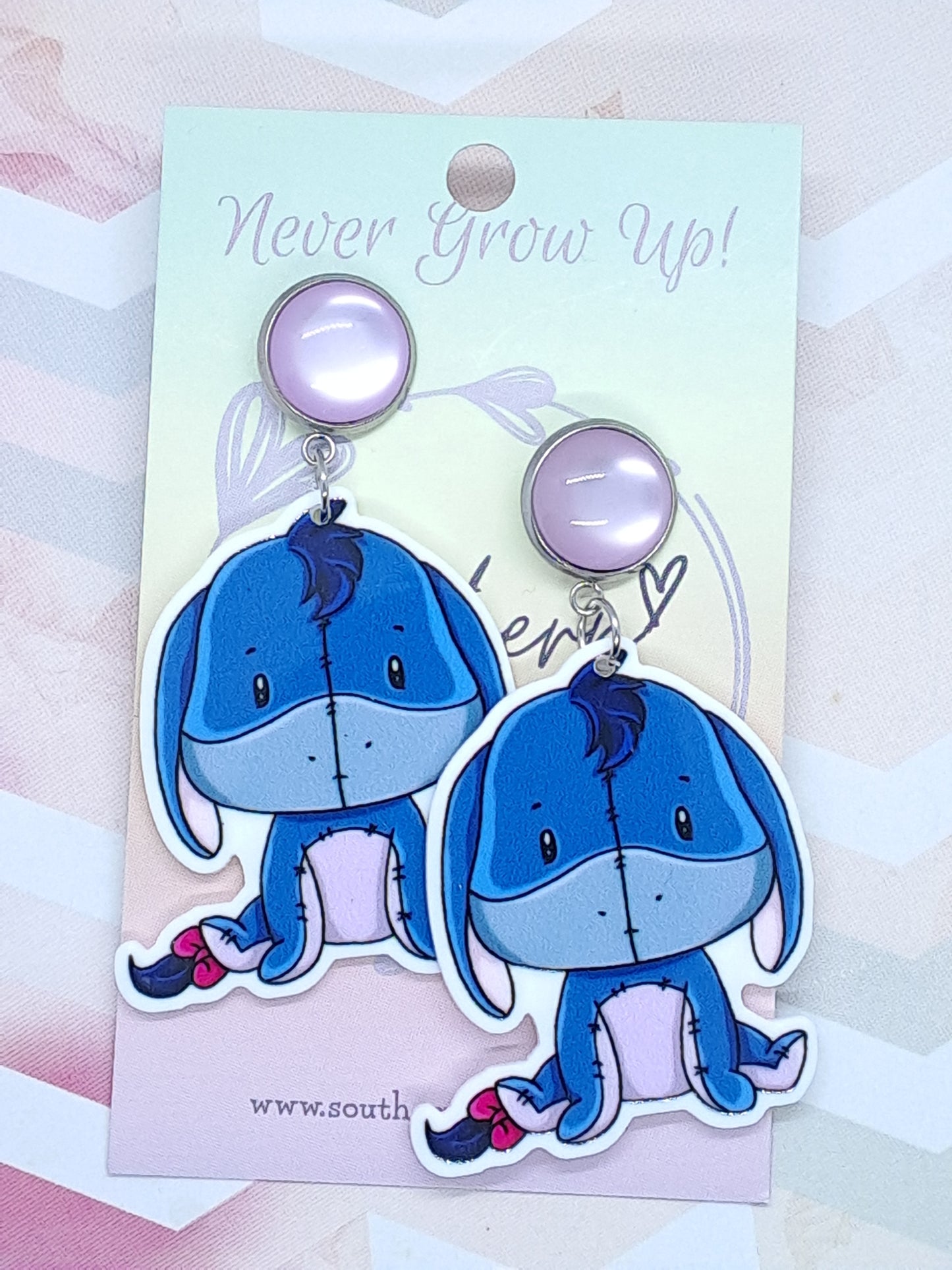 Eeyore Inspired Standard Statement Earrings