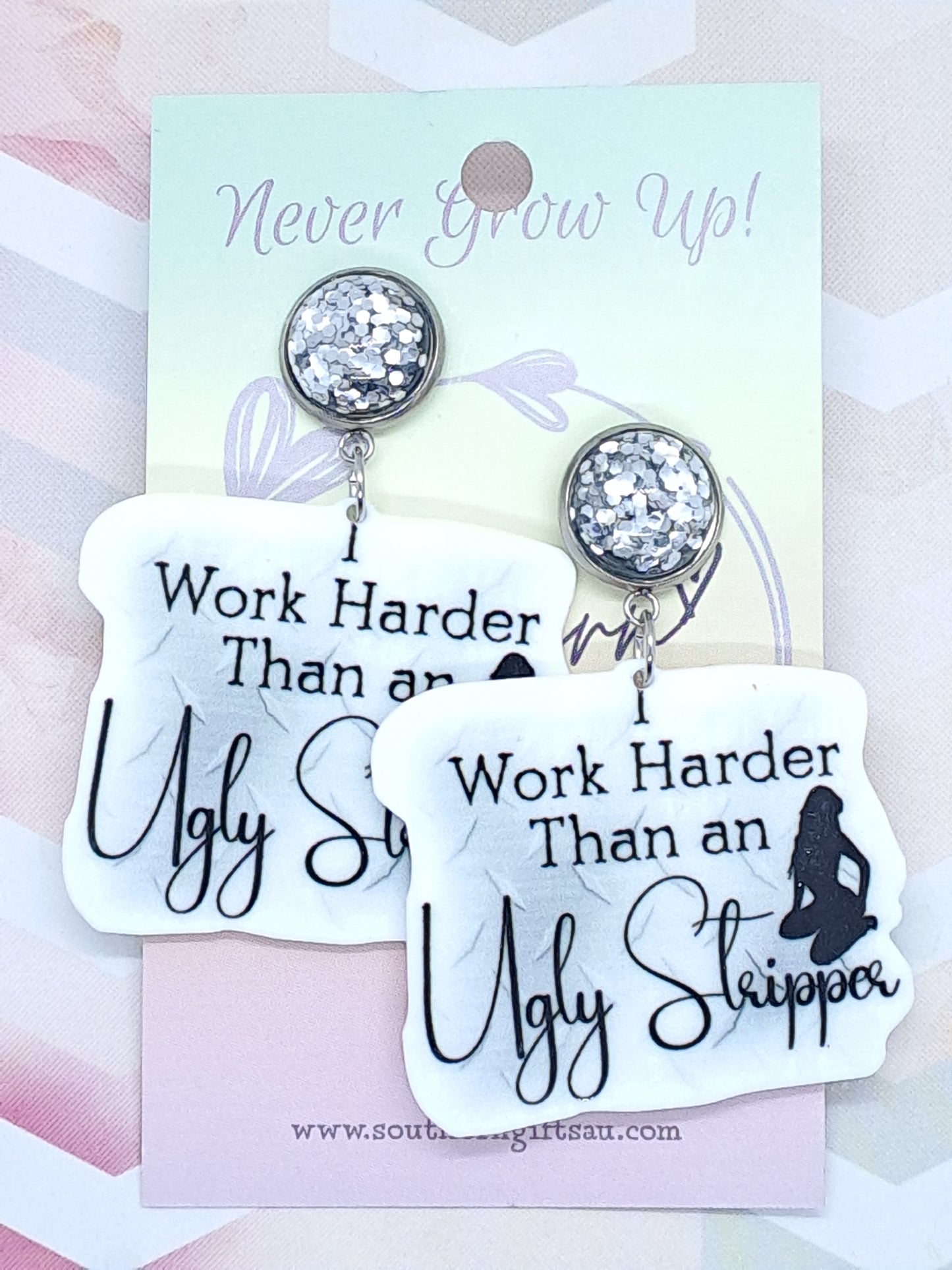 Standard Ugly Stripper Statement Earrings