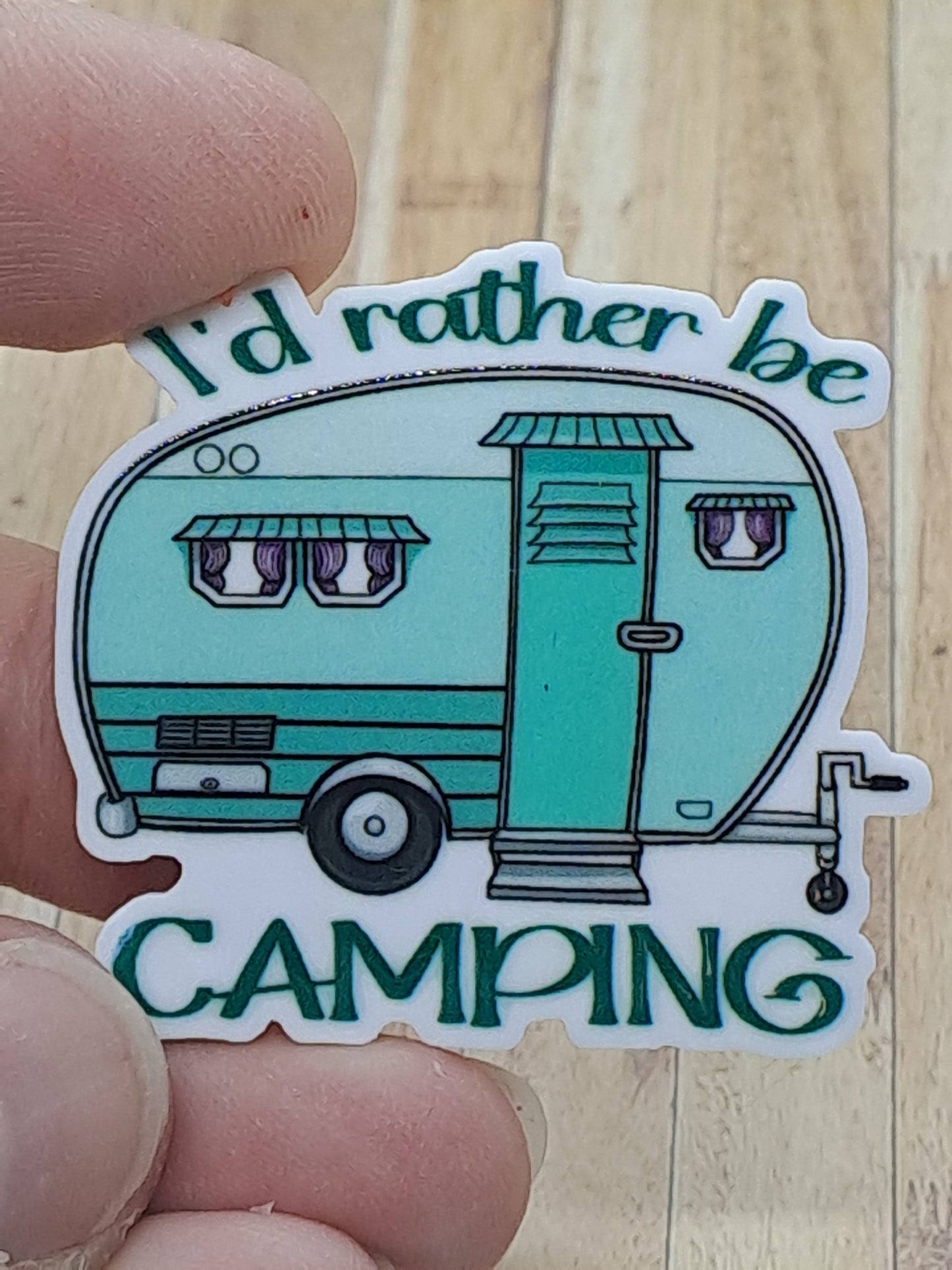 Rather Be Camping Badge