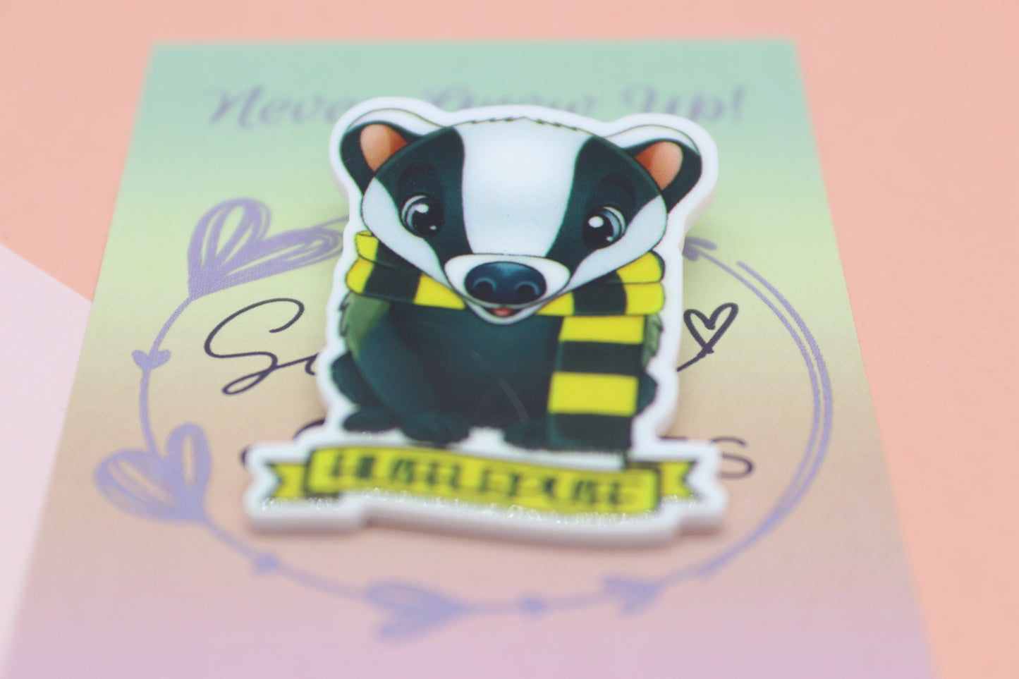 Hufflepuff Inspired Badge