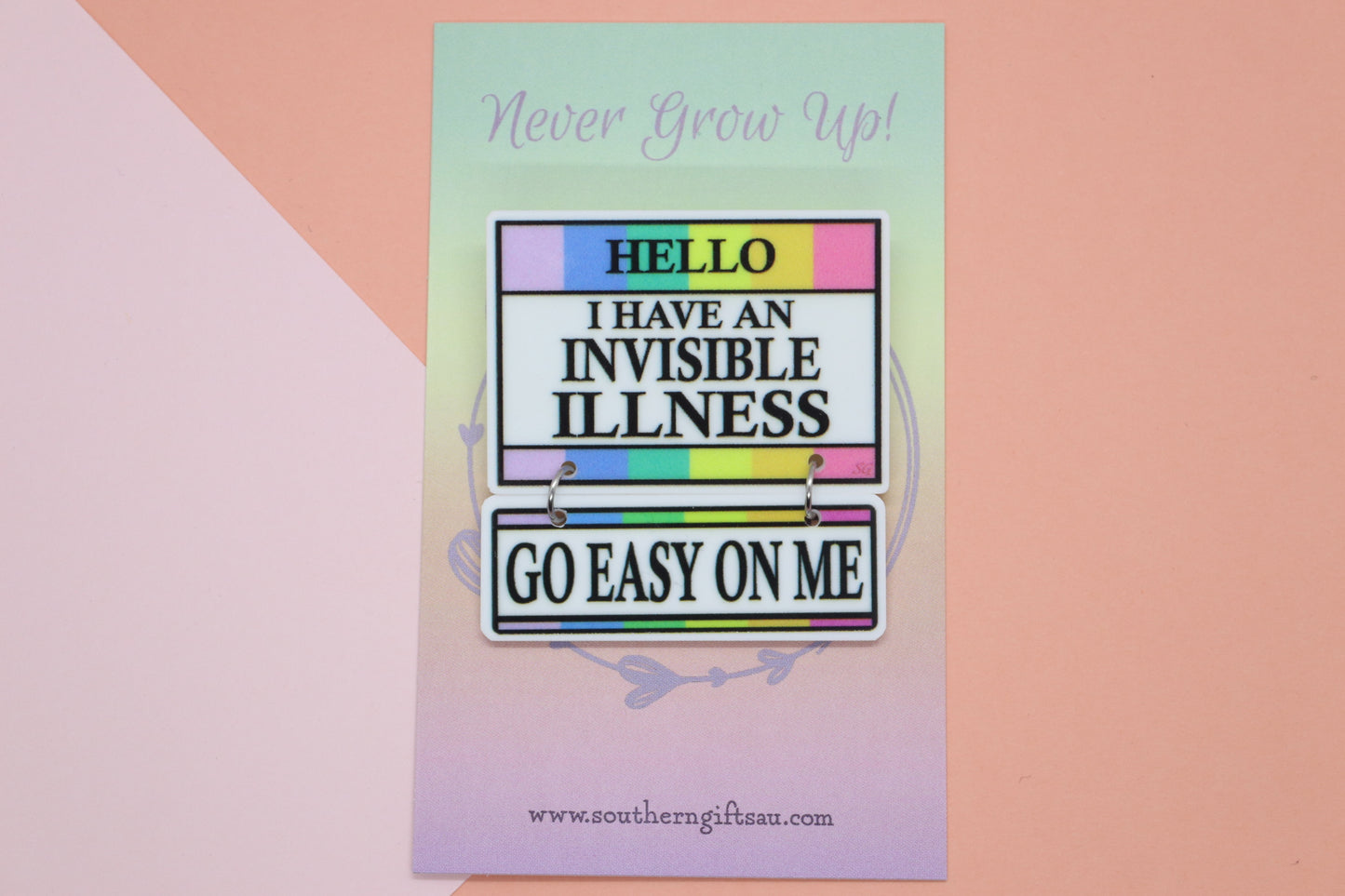 Invisible Illness Double Badge