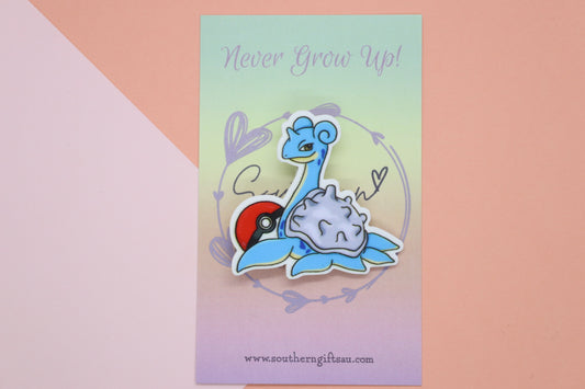 Pokemon Inspired Lapras Badge