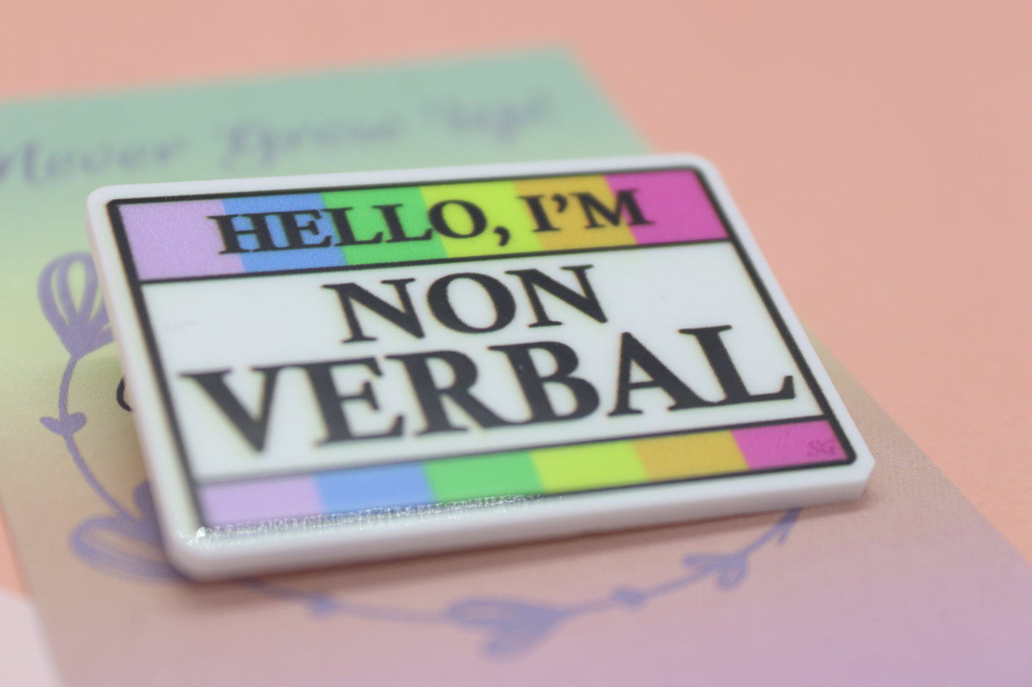 Hello, I'm Non Verbal Badge