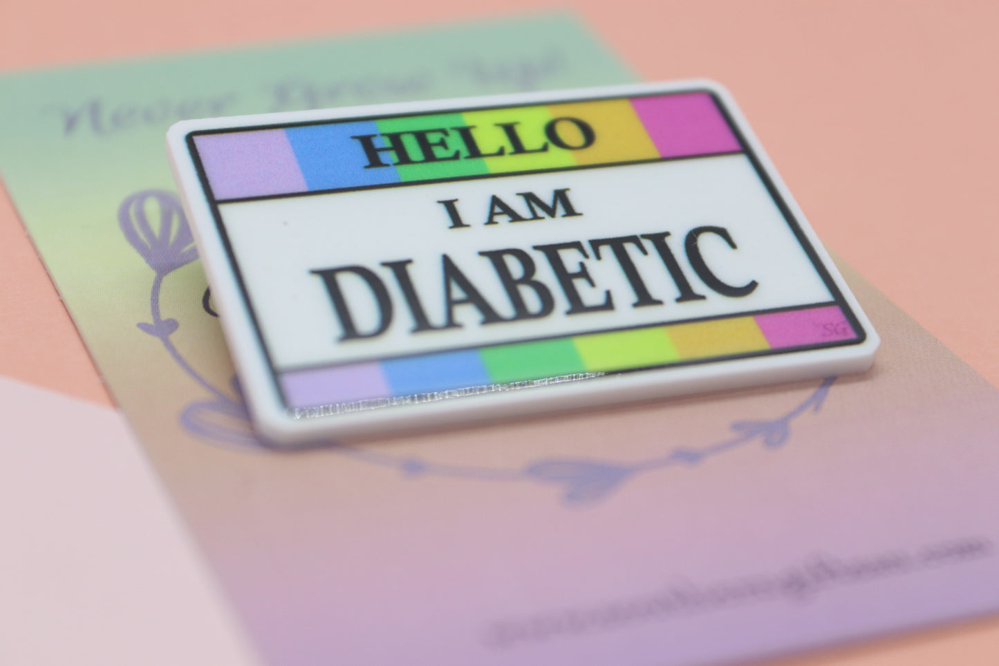 Hello I'm Diabetic Badge