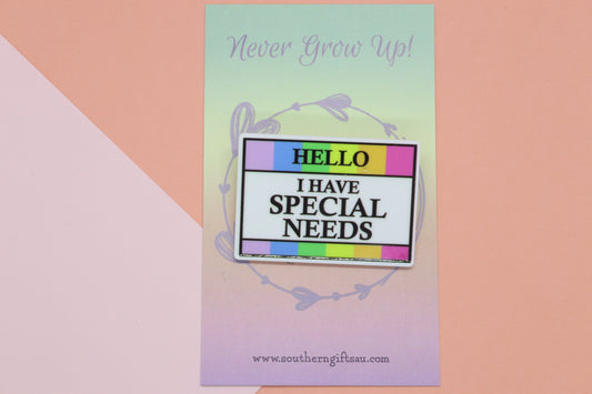 Hello, I Have Special Needs Badge