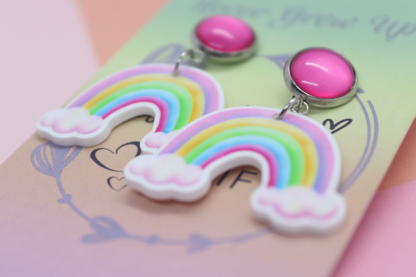Petite Rainbow Earrings