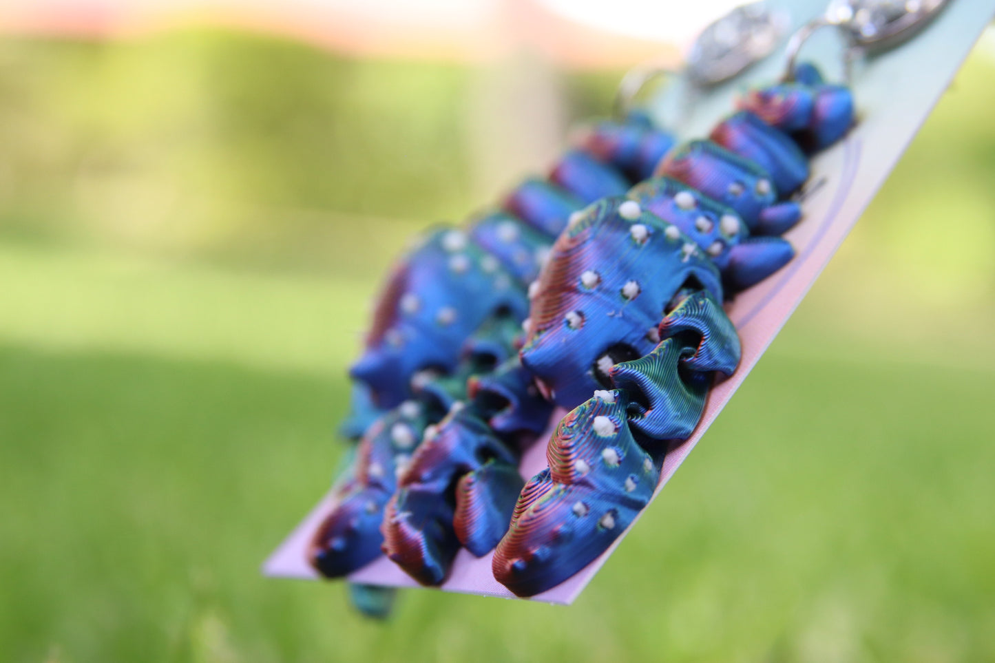 3D Colour Shift Lobster Earrings