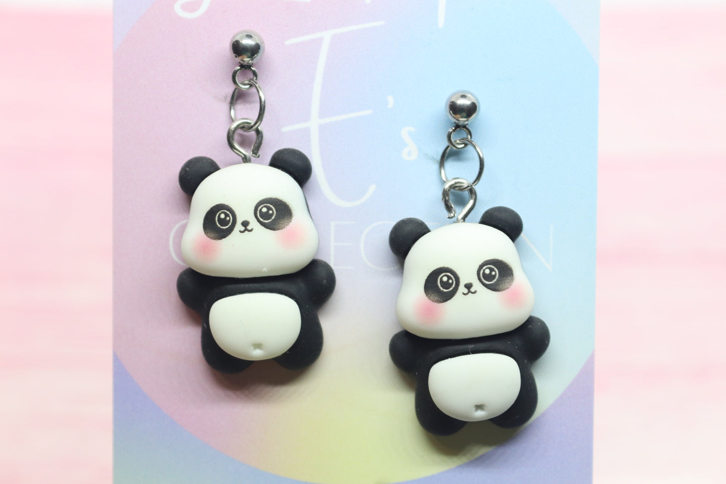 Miss E's Panda Earrings
