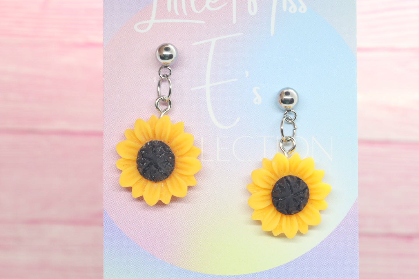 Miss E's Sunflower Earrings