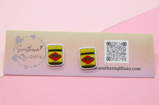 Vegemite Stud Earrings