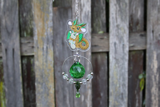 Mint Choc Chip Floof Suncatcher