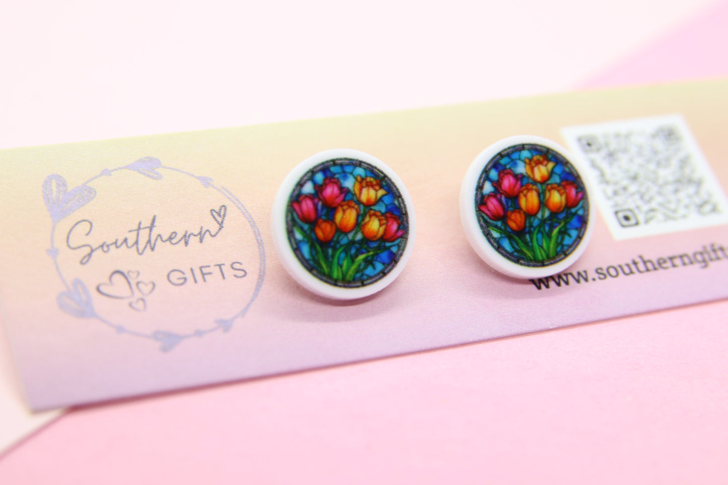 Tulip Stud Earrings