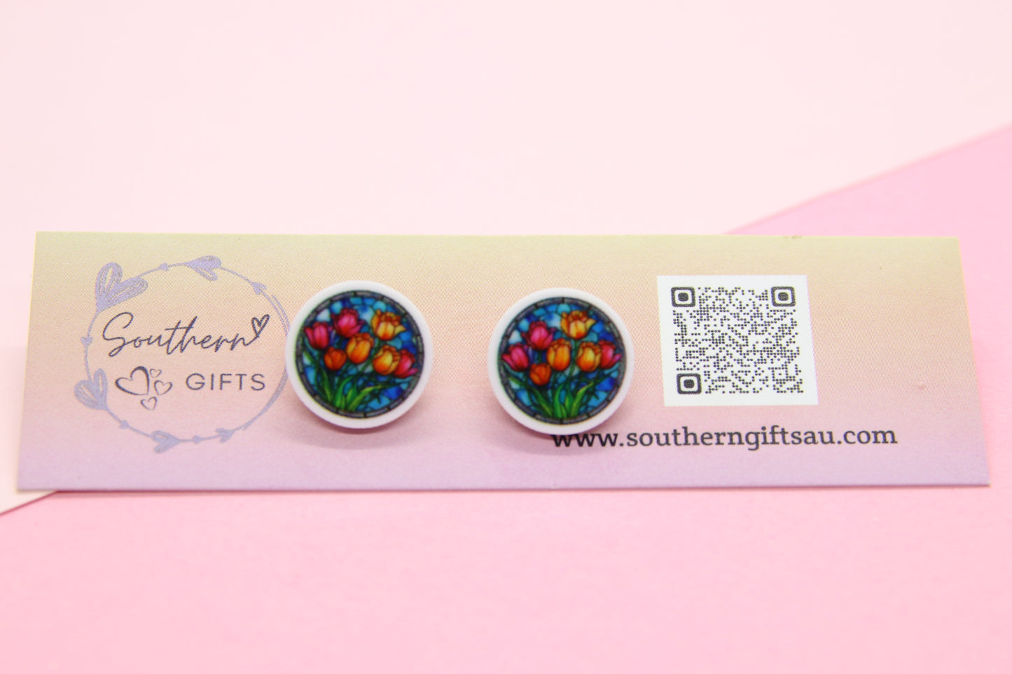 Tulip Stud Earrings