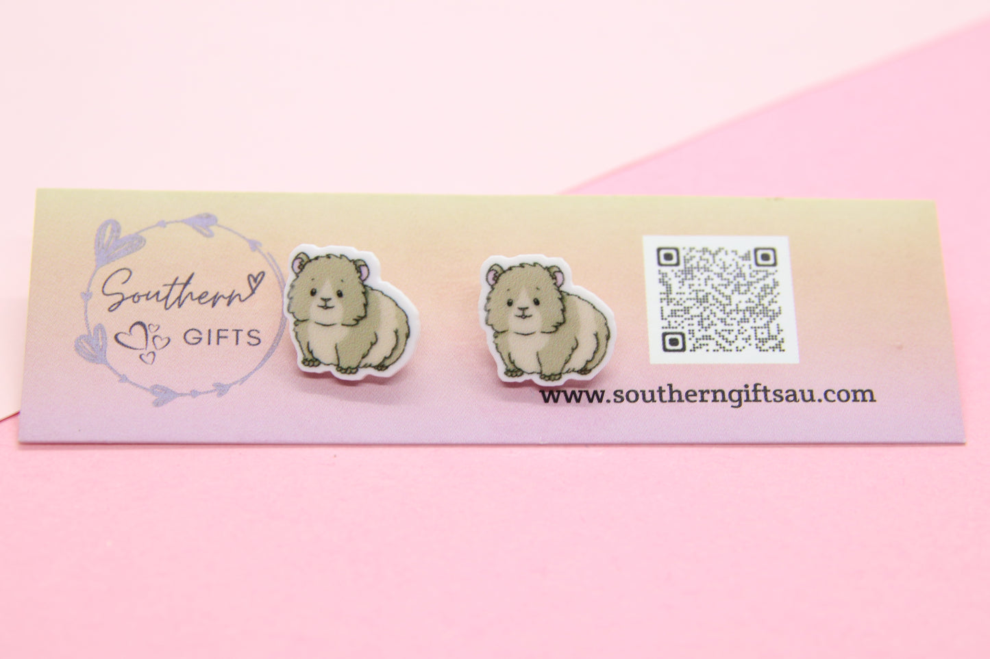 Guinea Pig Stud Earrings