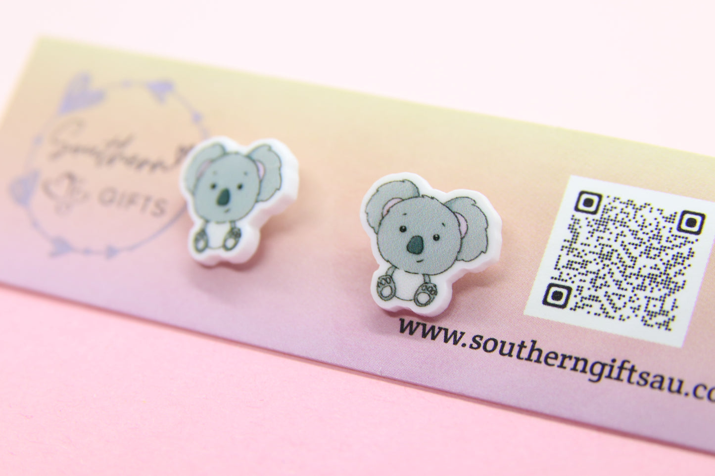 Koala Stud Earrings