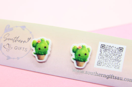 Cacti Stud Earrings