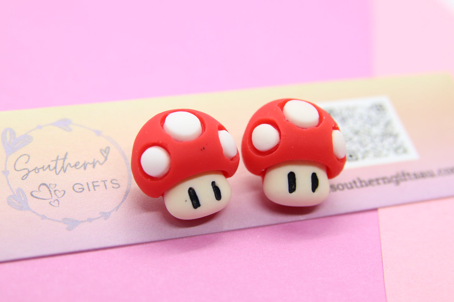 Mushroom Head Stud Earrings