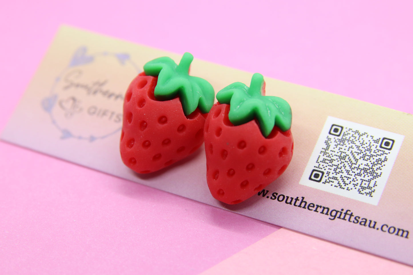 Strawberry Stud Earrings