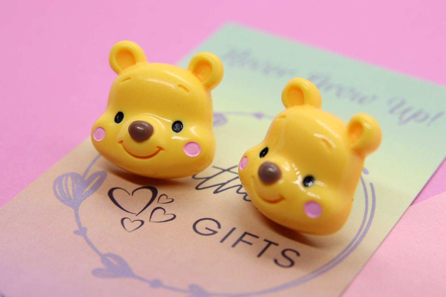 Bear Stud Earrings