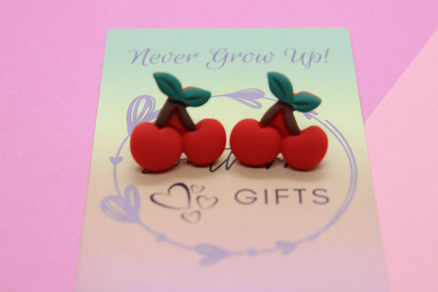 Cherry Stud Earrings