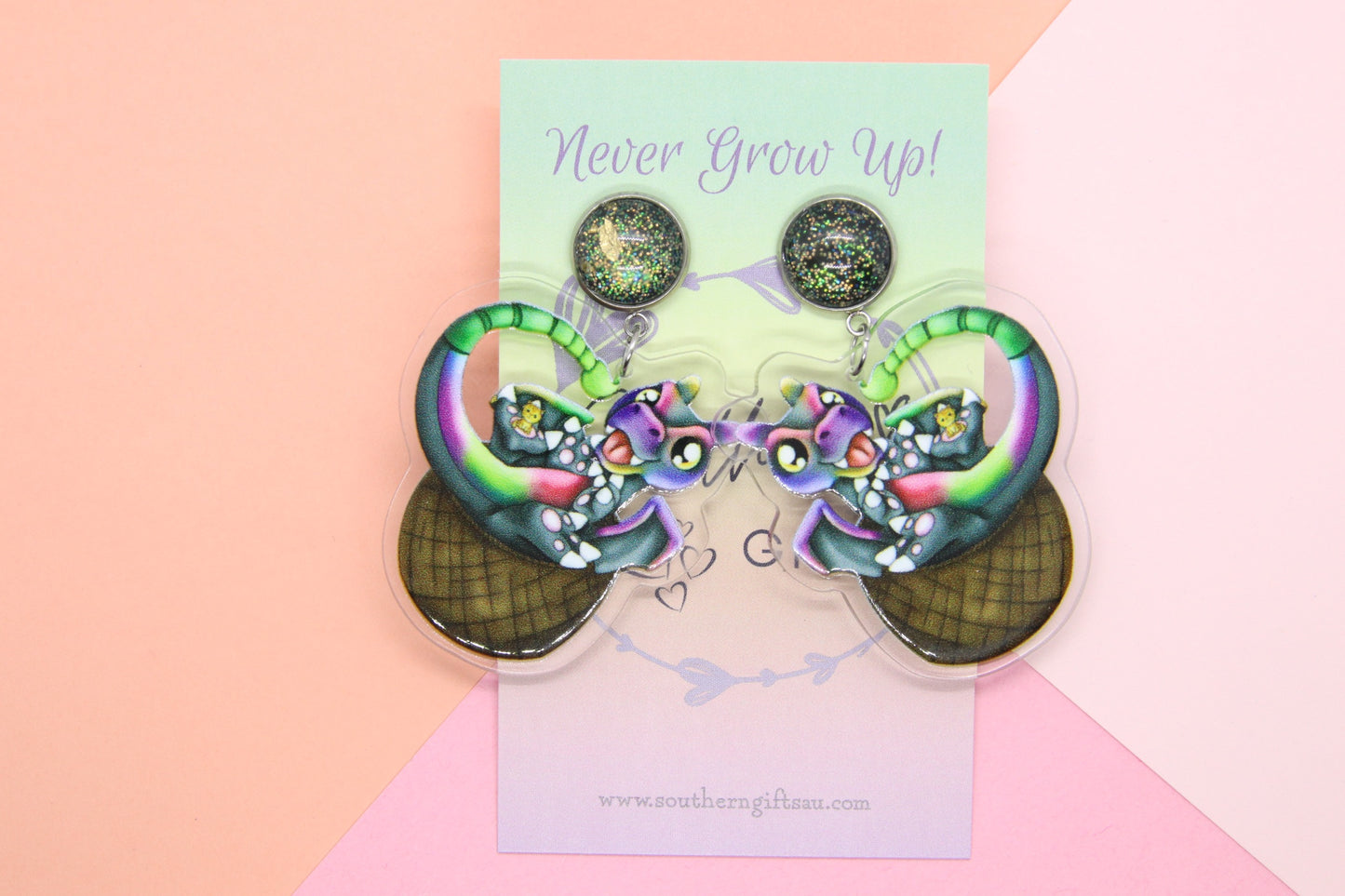 Andarna and Brocolli Inspired Fourth Wing Earrings