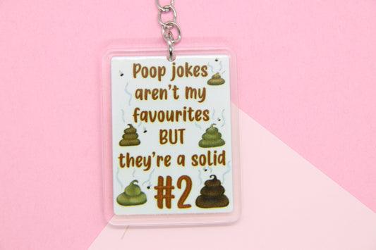 Poop Joke Keyring