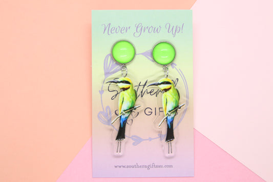 Rainbow Bee Eater Earrings