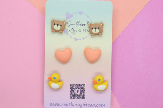 Duck and Bear Stud Pack