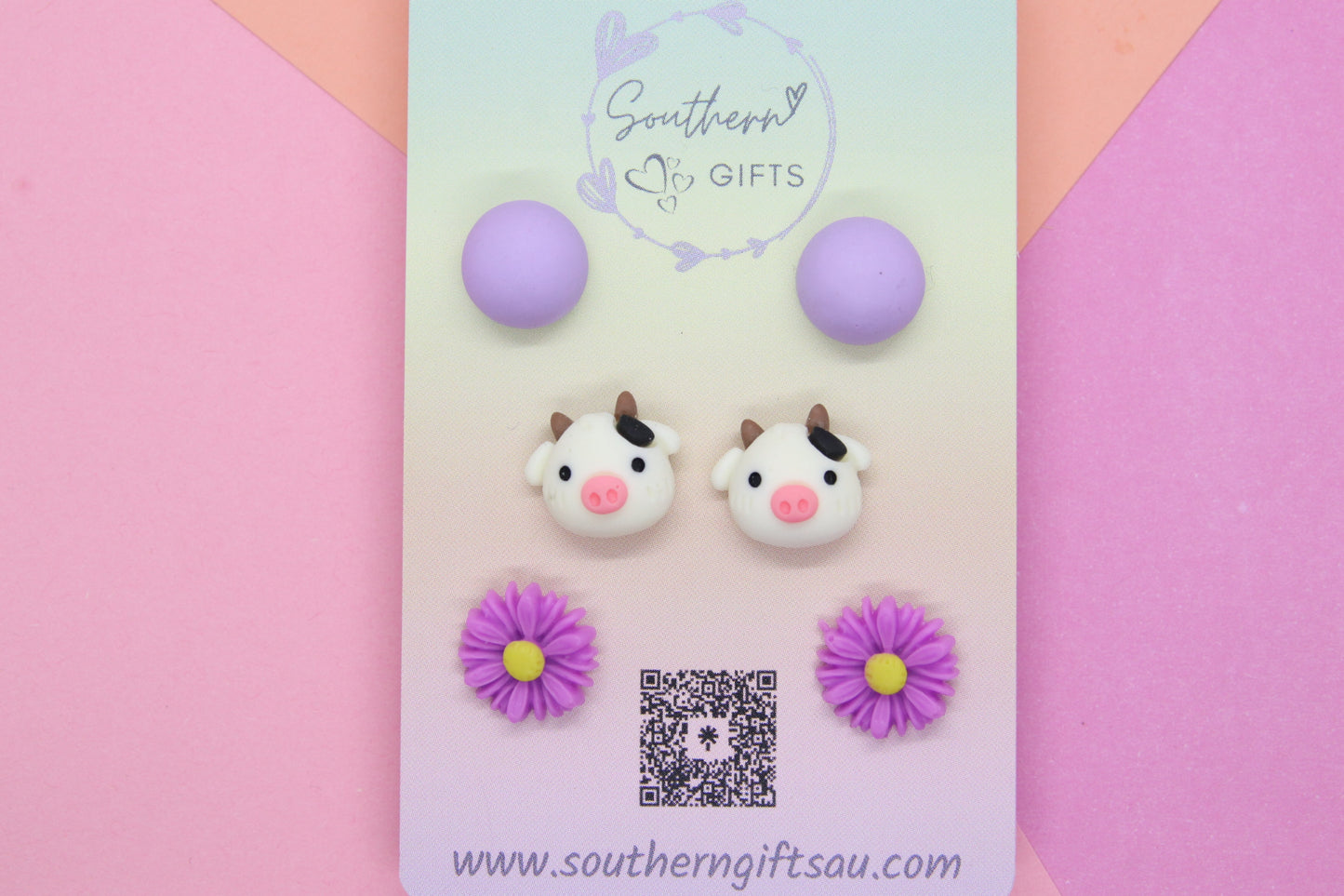 Cows and Purple Stud Pack